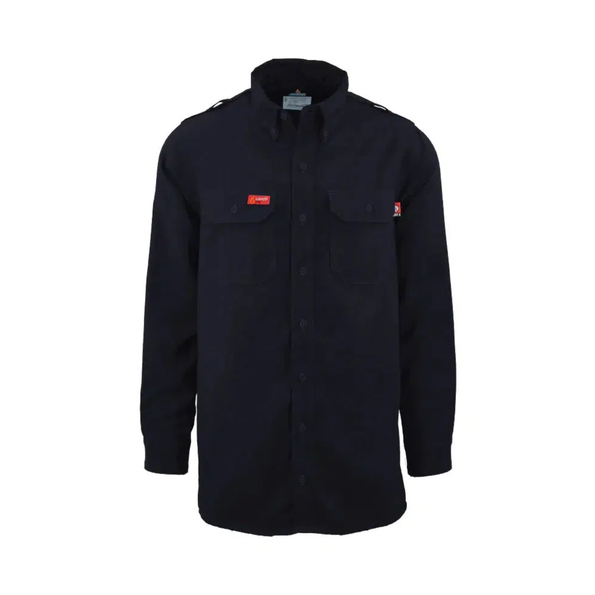 LAPCO FR Navy 5.5oz. FR DH Air Work Shirt from GME Supply
